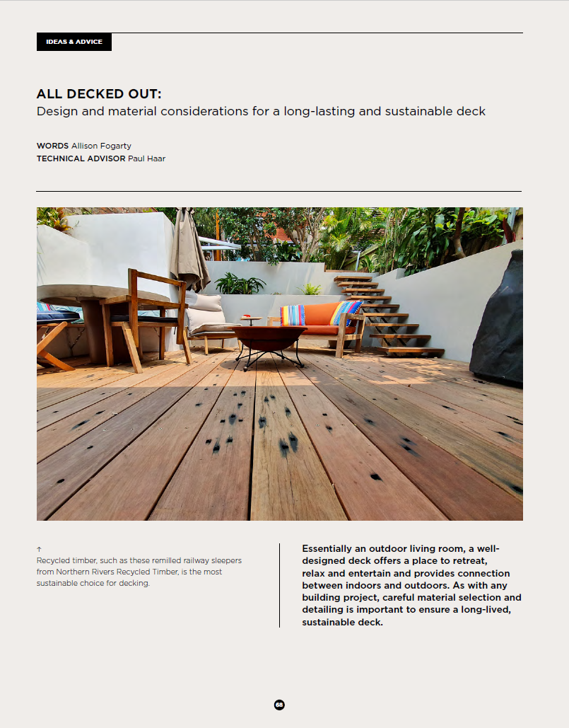 Sanctuary Magazine - All Decked Out
