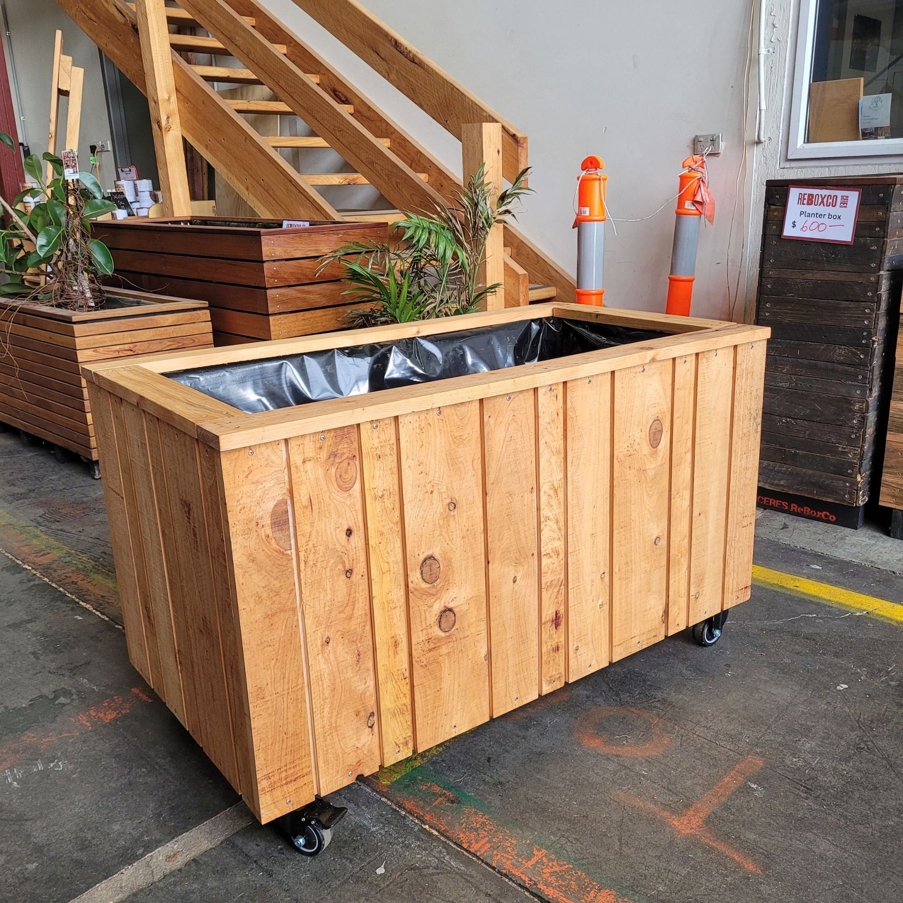 Standard Rectangle Sustainable Planter Boxes in Melbourne | CERES Fair Wood