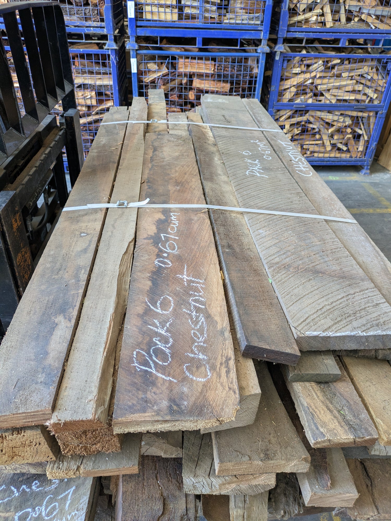 European Chestnut packs - Jason's timber